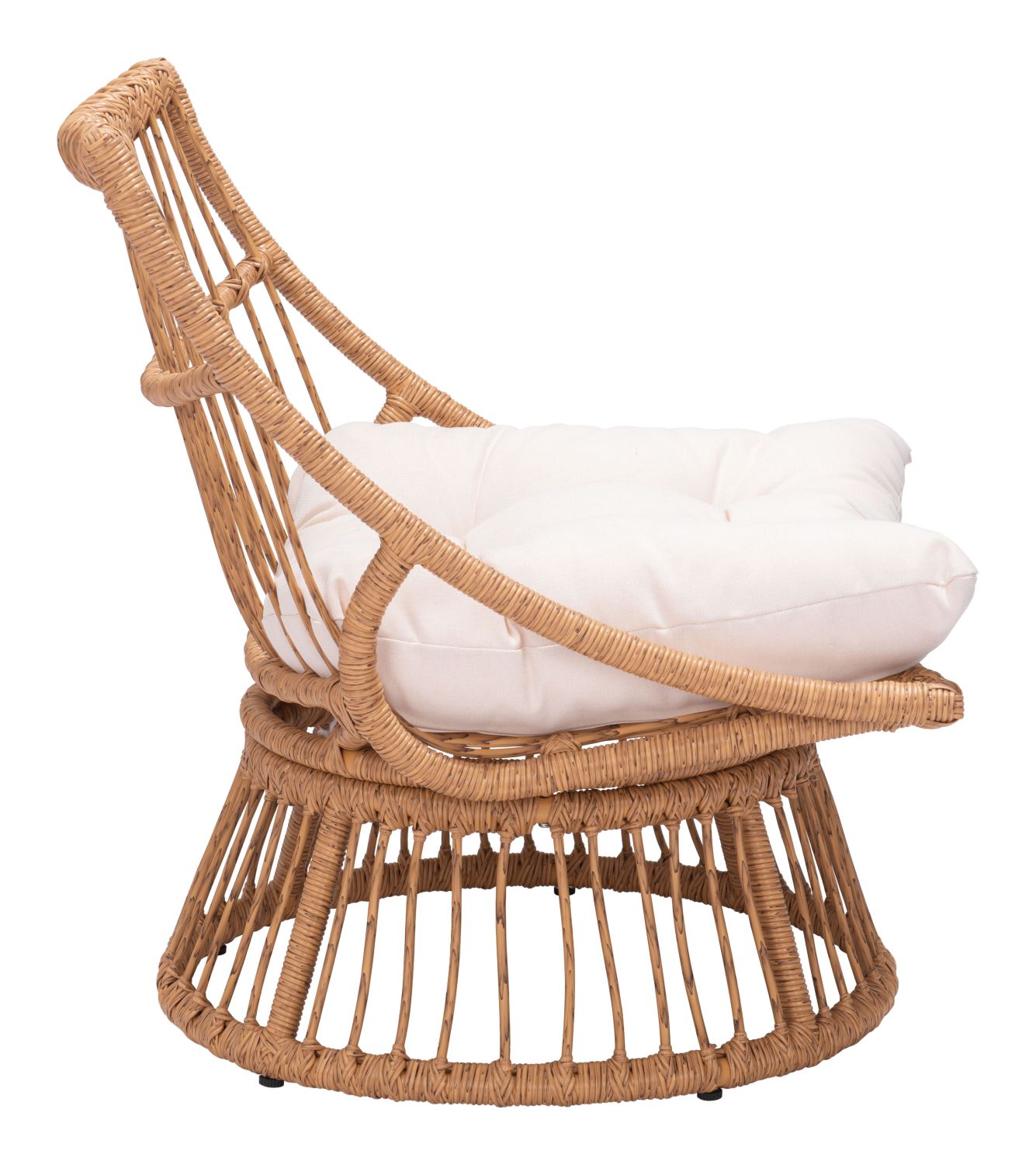 Wrox Outdoor Papasan Chair - Beige/Natural
