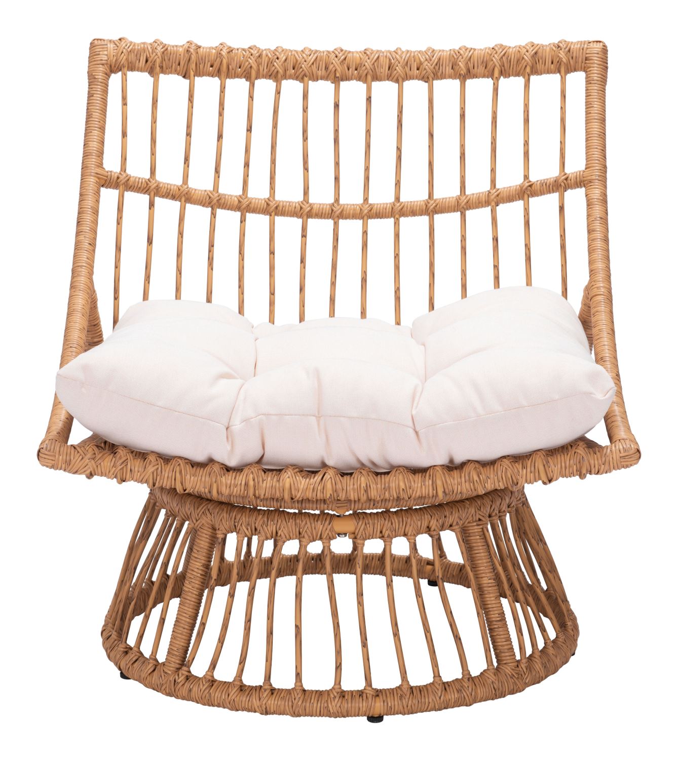 Wrox Outdoor Papasan Chair - Beige/Natural