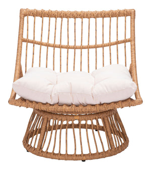 Wrox Outdoor Papasan Chair - Beige/Natural