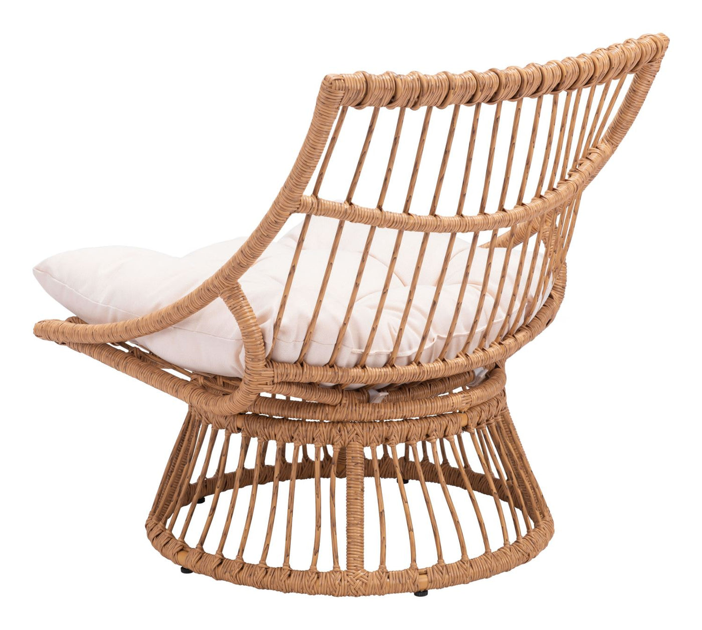 Wrox Outdoor Papasan Chair - Beige/Natural