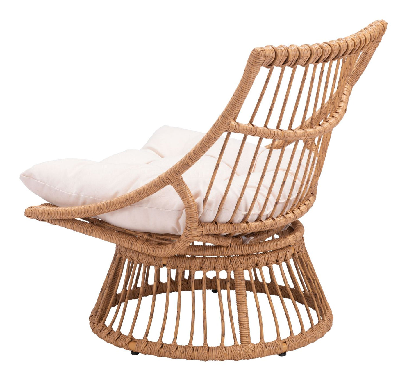 Wrox Outdoor Papasan Chair - Beige/Natural