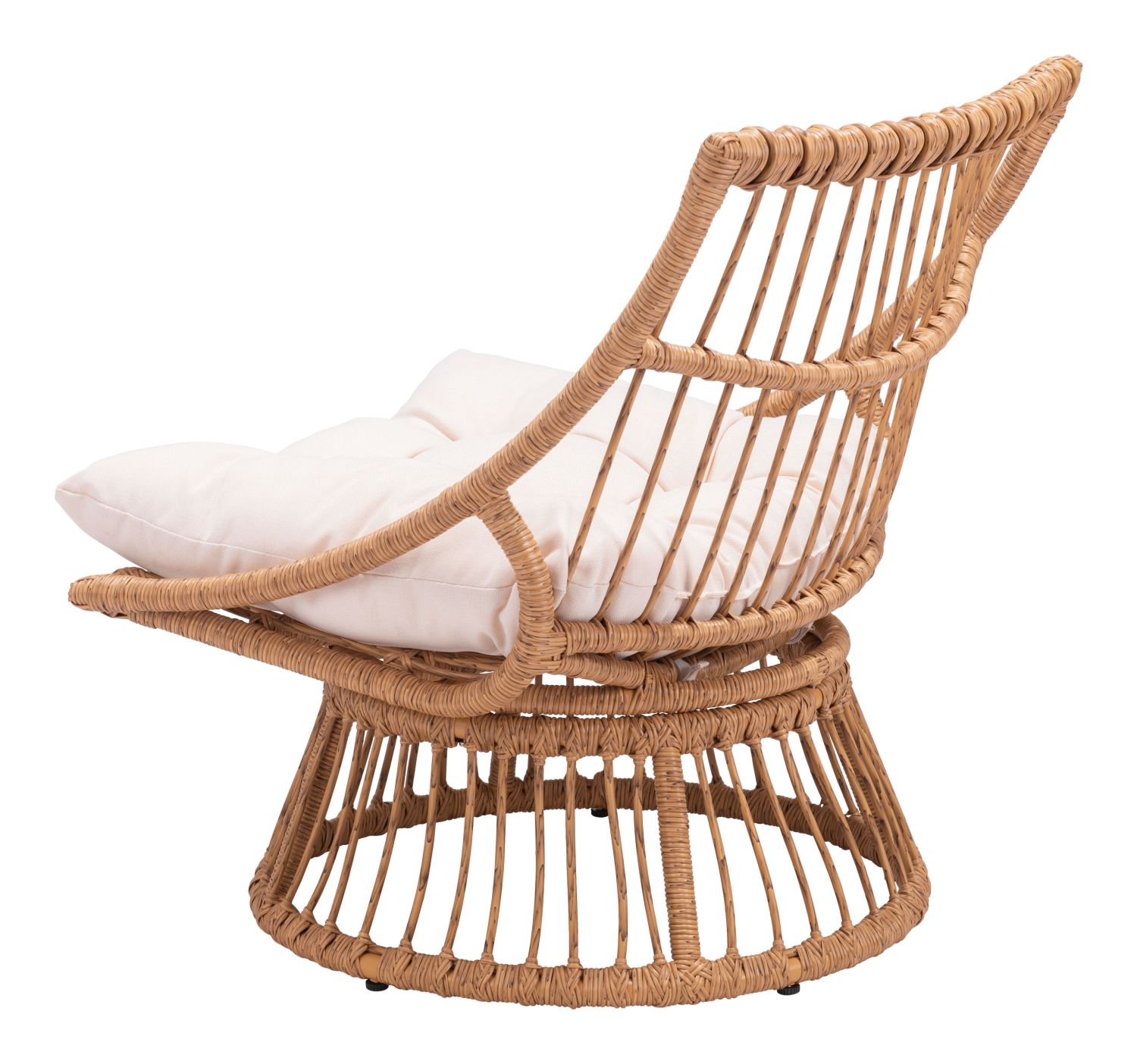 Wrox Outdoor Papasan Chair - Beige/Natural