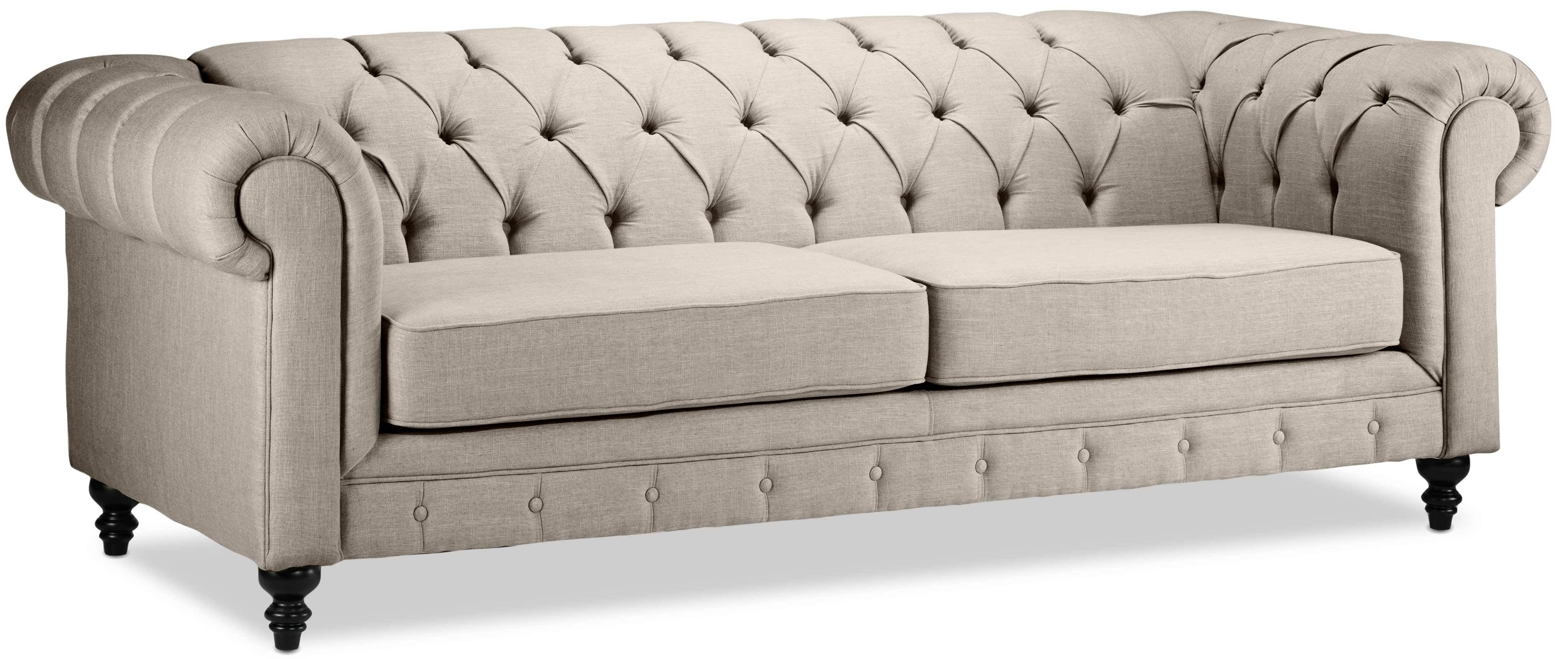 Derbyshire Sofa, Loveseat and Chair and a Half Set - Taupe