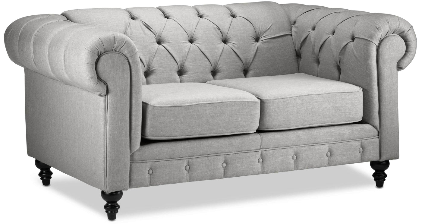 Derbyshire Sofa, Loveseat and Chair and a Half Set - Grey