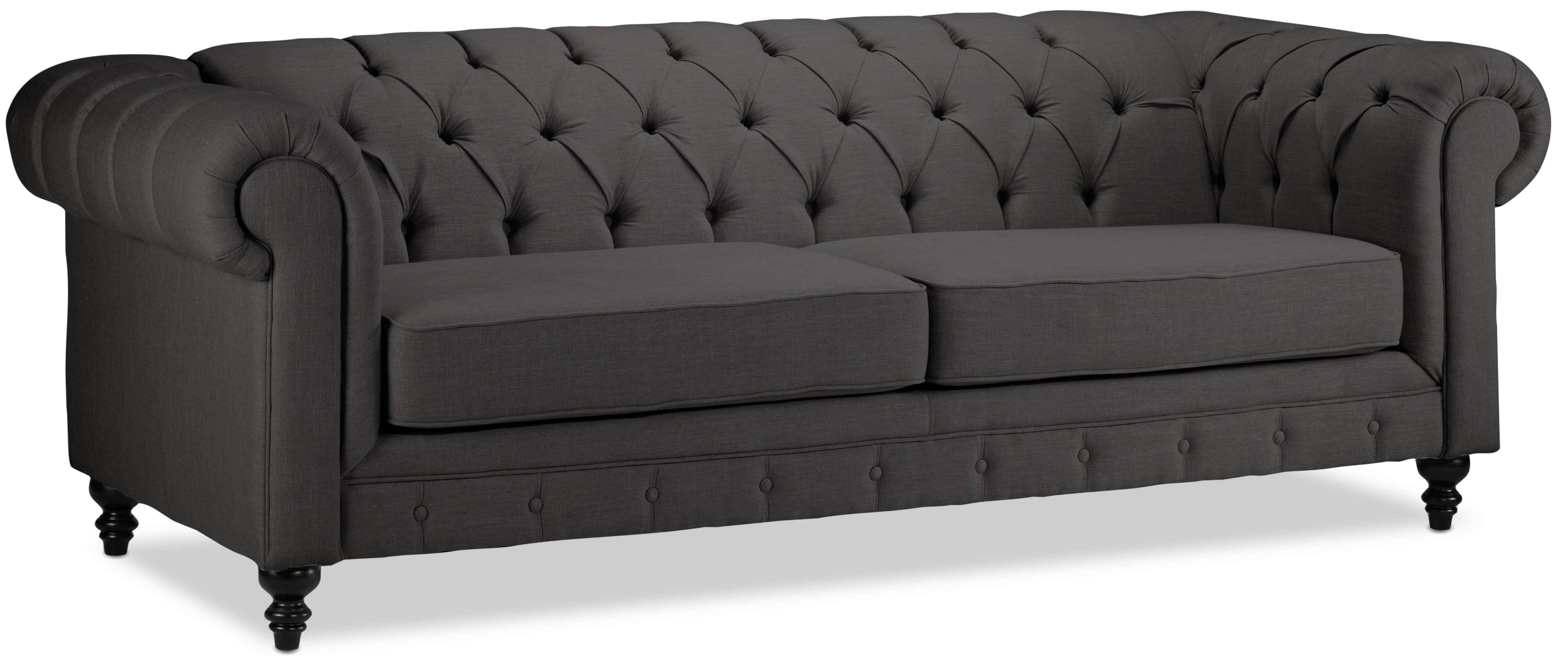 Derbyshire Sofa and Chair and a Half Set - Dark Grey