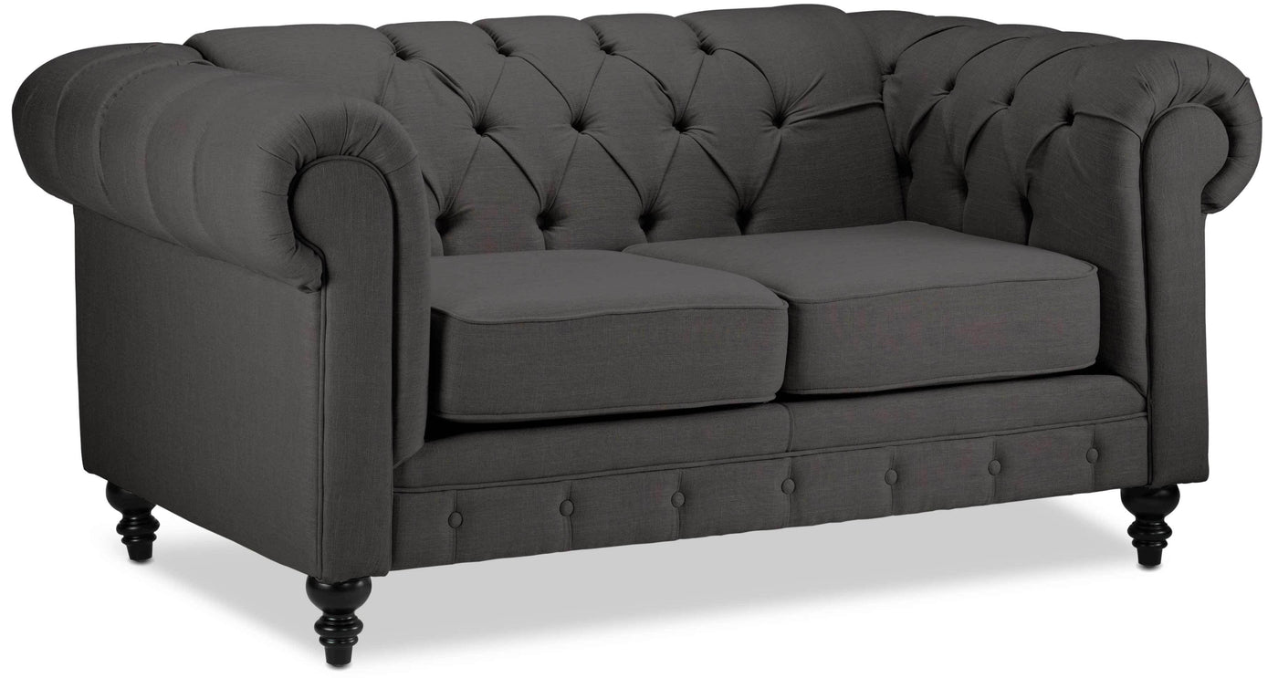 Derbyshire Loveseat - Dark Grey