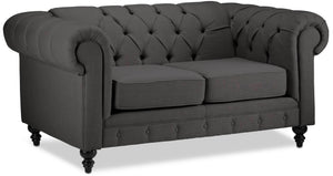 Derbyshire Loveseat - Dark Grey