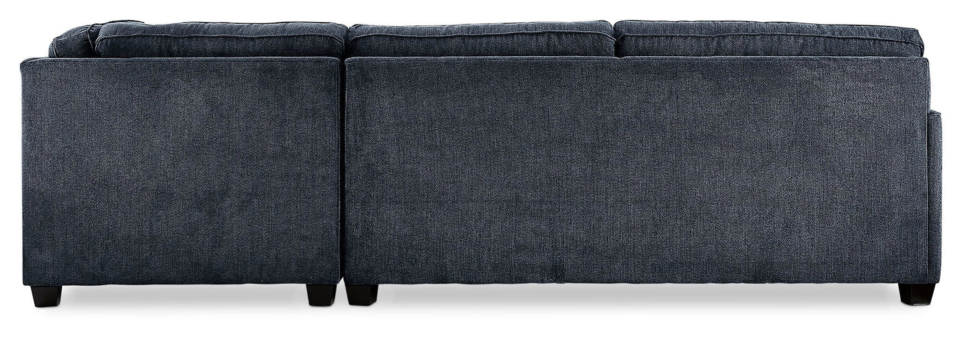 Anatasia 2-Piece Sectional with Right-Facing Chaise - Navy