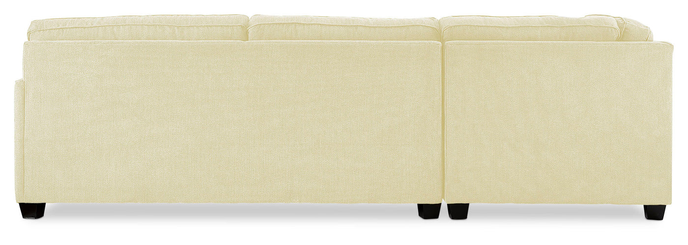 Anatasia 2-Piece Sectional with Left-Facing Chaise - Ivory
