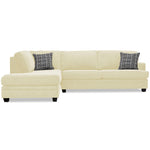 Anatasia 2-Piece Sectional with Left-Facing Chaise - Ivory