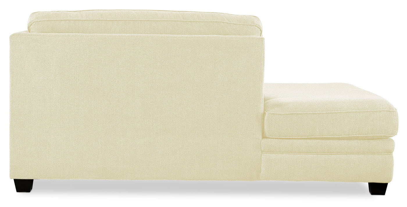 Anatasia 2-Piece Sectional with Left-Facing Chaise - Ivory