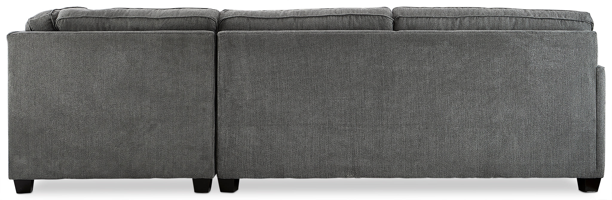Anatasia 2-Piece Sectional with Right-Facing Chaise - Charcoal