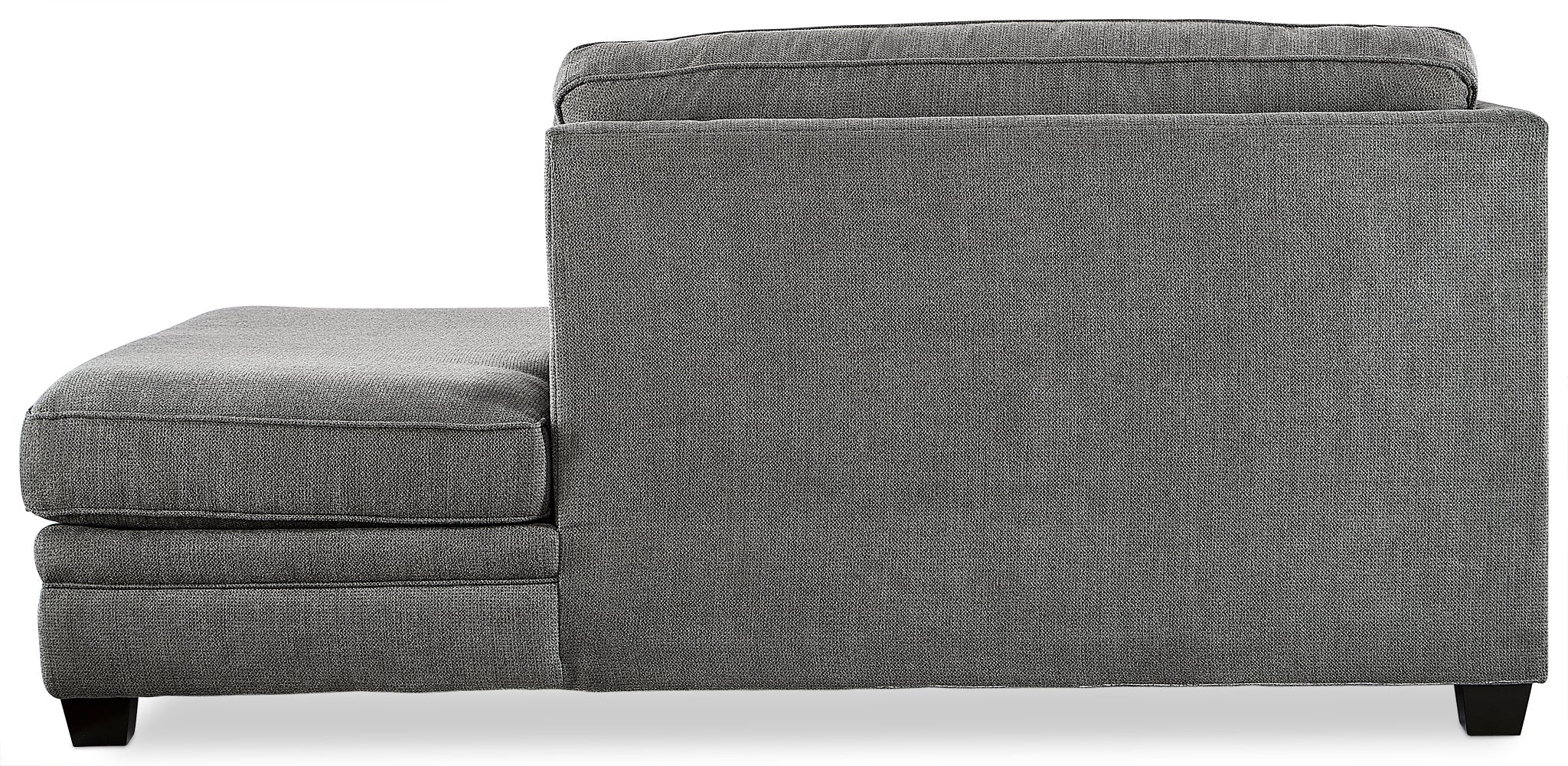 Anatasia 2-Piece Sectional with Right-Facing Chaise - Charcoal