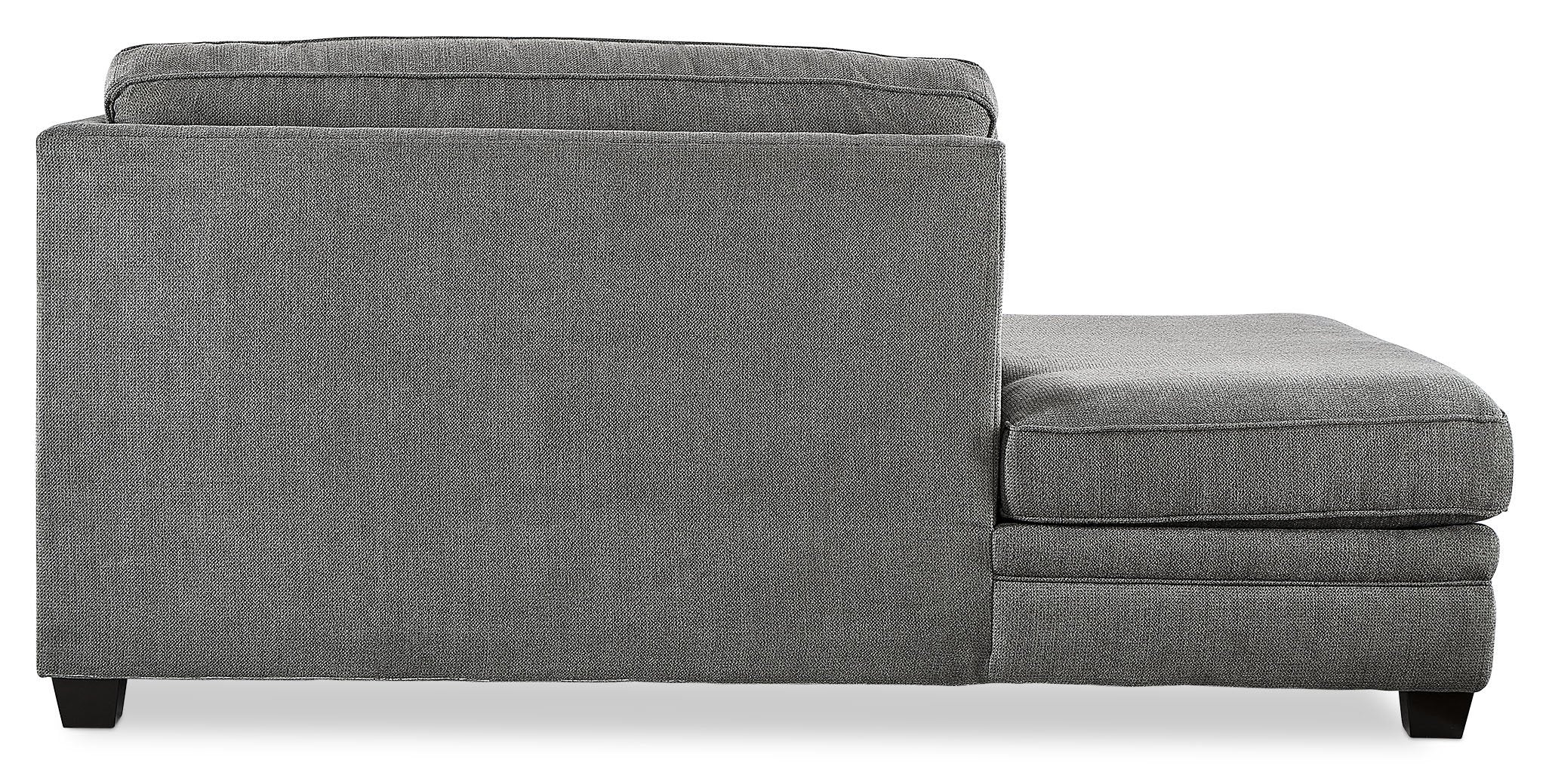 Anatasia 2-Piece Sectional with Left-Facing Chaise - Charcoal