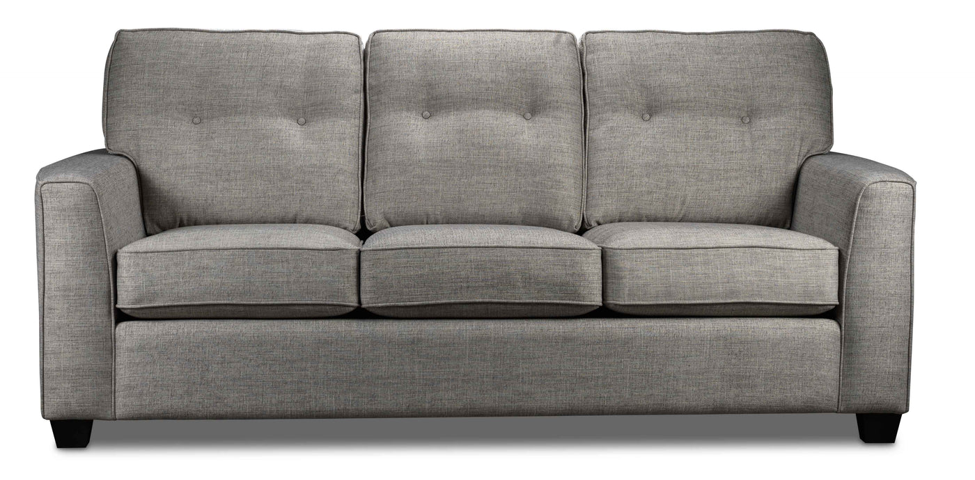 Athabasca Sofa and Loveseat Set - Grey