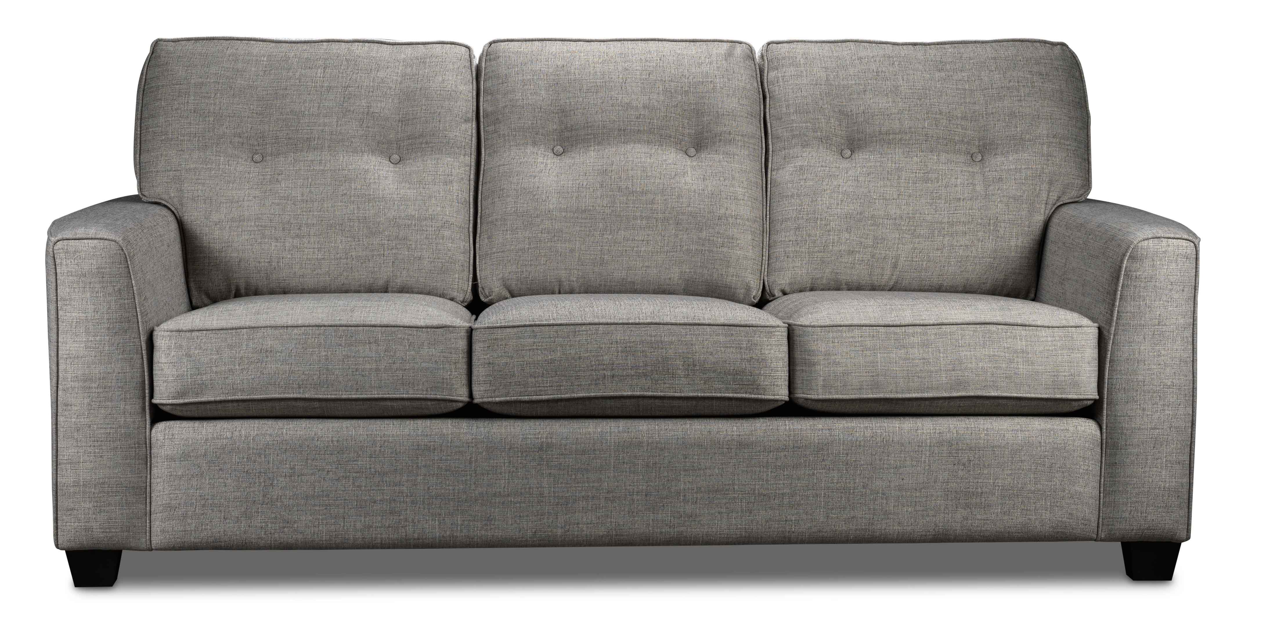 Athabasca Sofa and Loveseat Set - Grey
