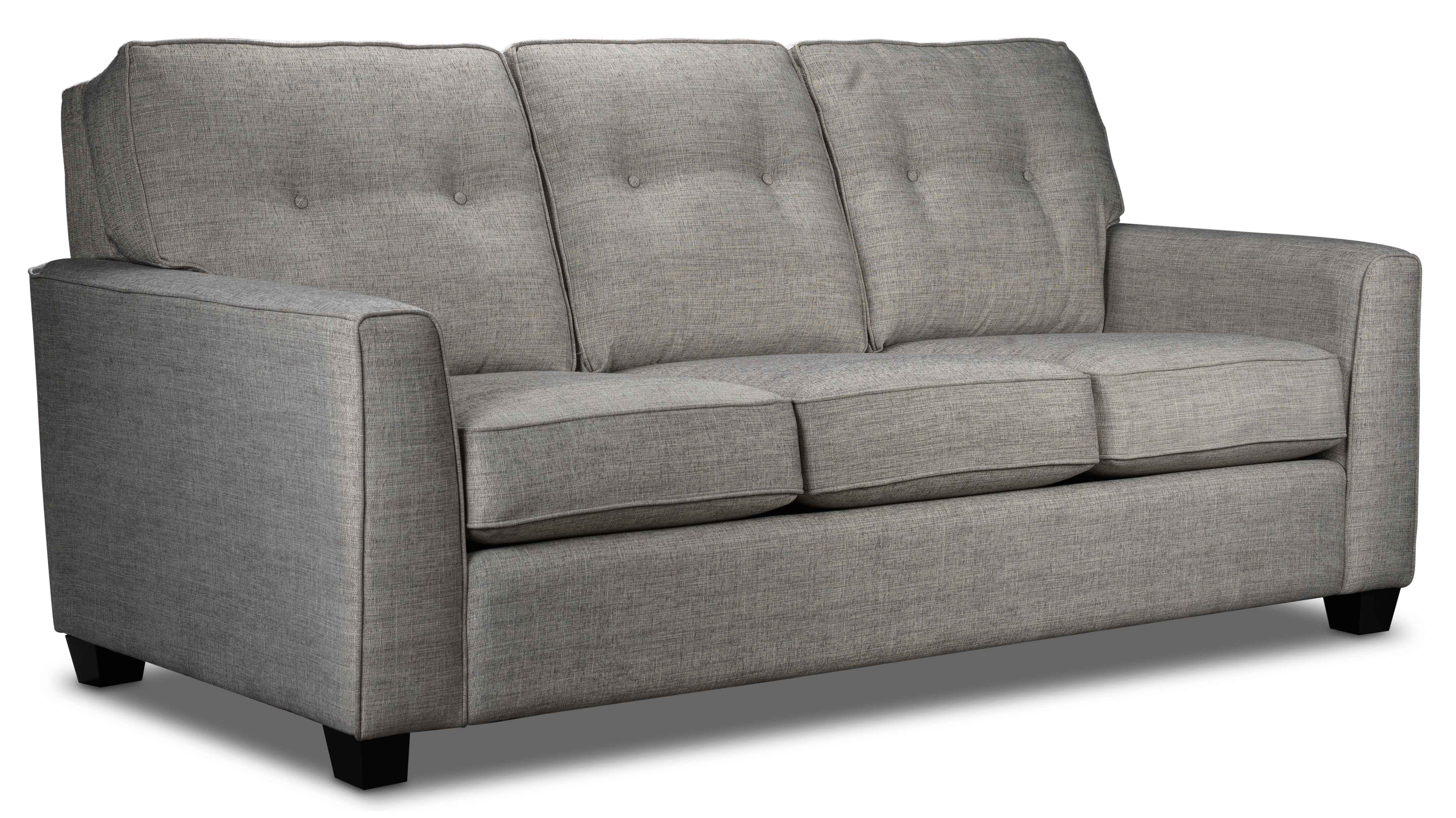 Athabasca Sofa and Loveseat Set - Grey