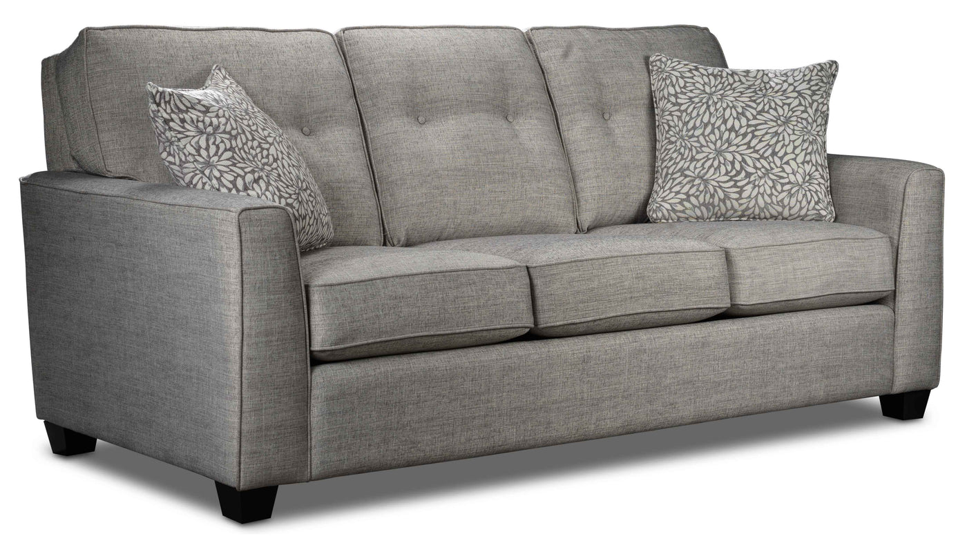 Athabasca Sofa and Loveseat Set - Grey