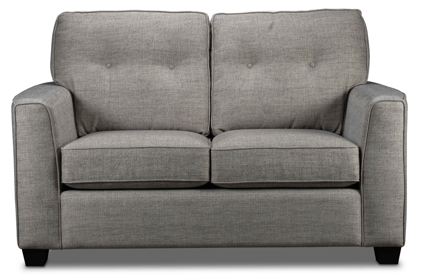 Athabasca Sofa and Loveseat Set - Grey