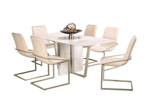Ophelia 7-Piece Dining Set - Cream