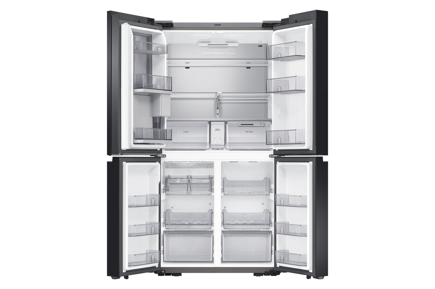 Samsung Smart BESPOKE 4-Door Flex™ Refrigerator (Without Panels) (29 Cu.Ft.) - RF29A9675AP/AC