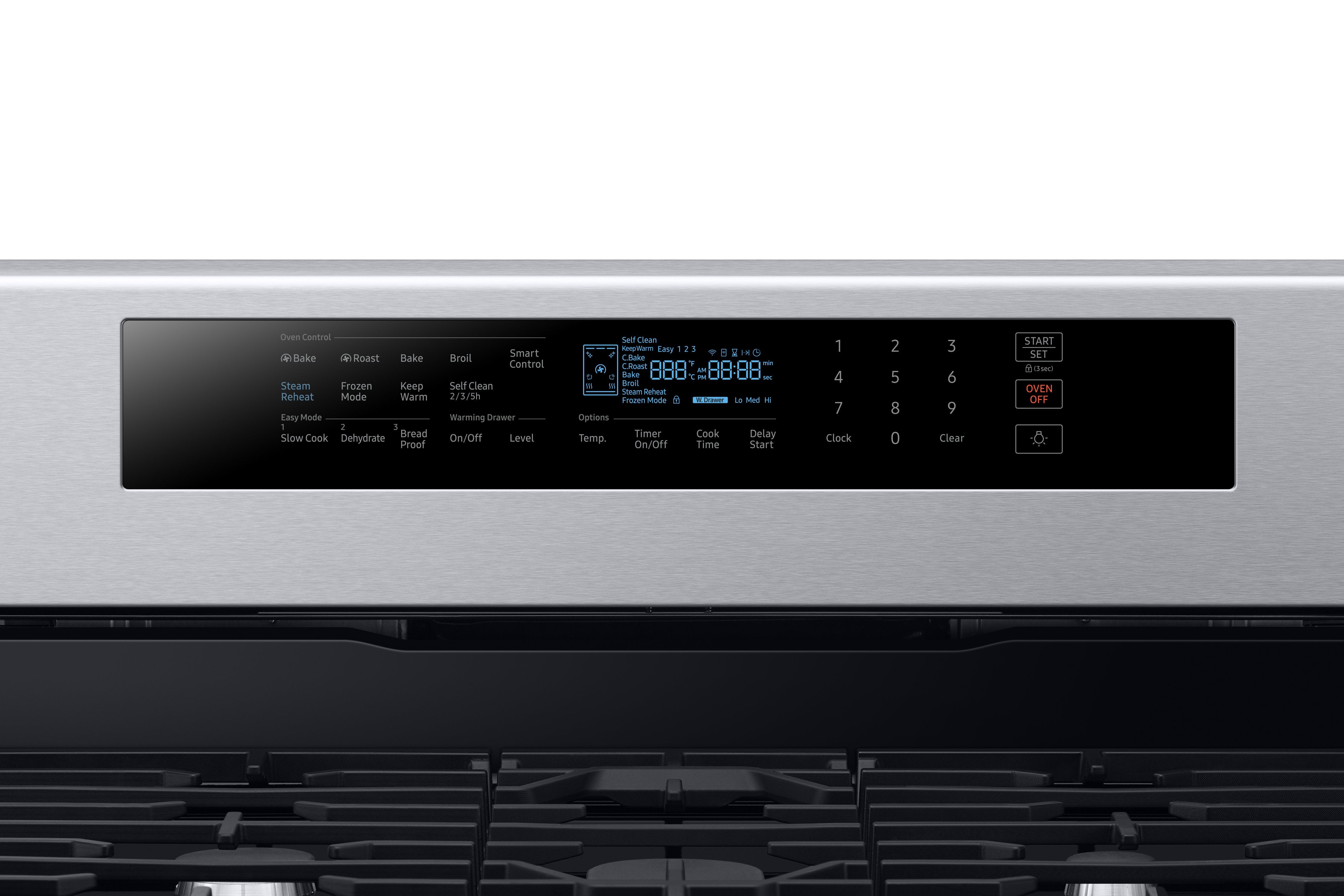 Samsung Stainless Steel Free-Standing Gas Range (5.8 Cu. Ft.) - NX58M6650WS/AC