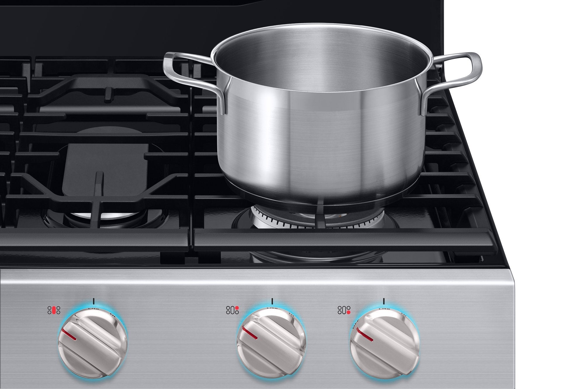 Samsung Stainless Steel Free-Standing Gas Range (5.8 Cu. Ft.) - NX58M6650WS/AC