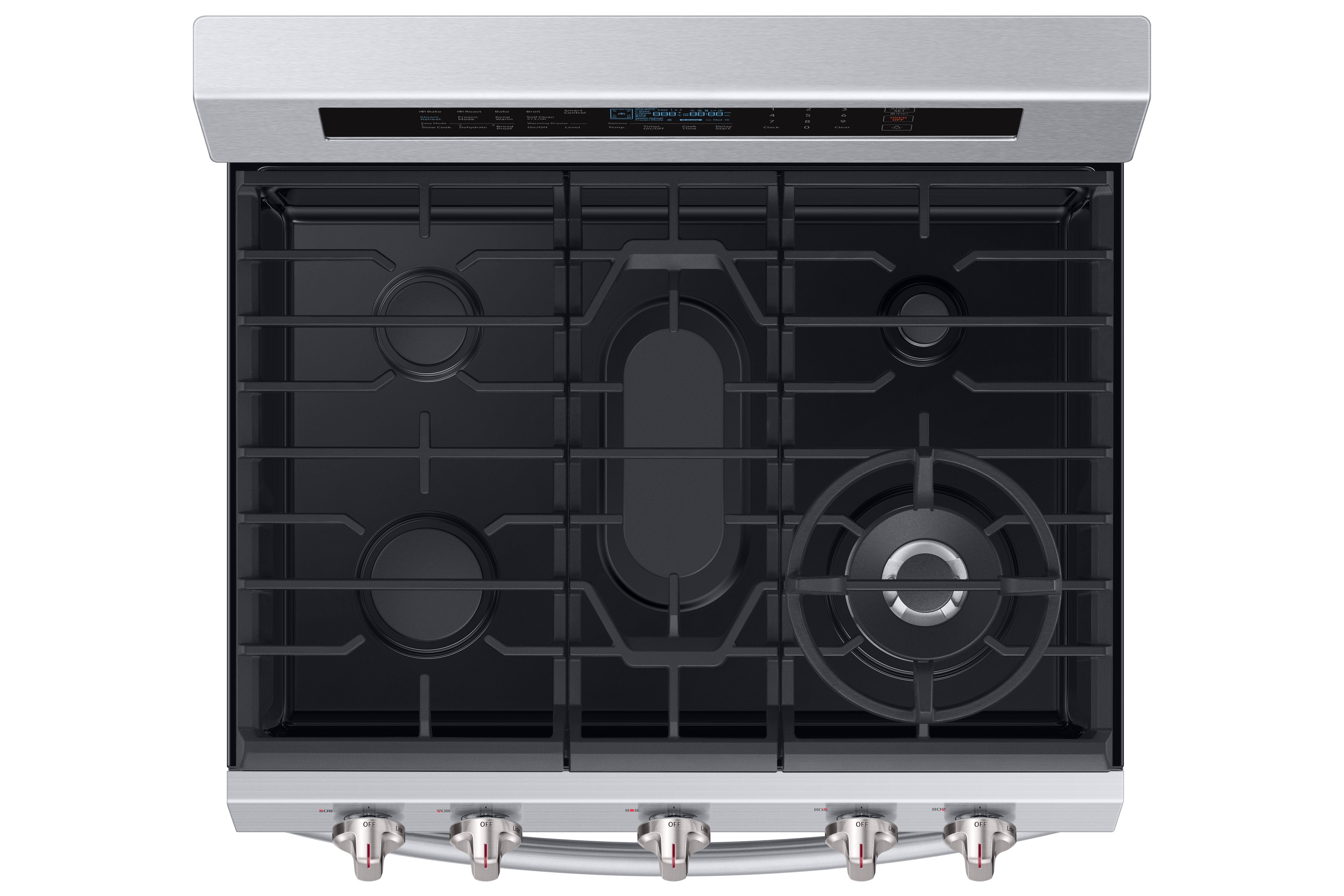 Samsung Stainless Steel Free-Standing Gas Range (5.8 Cu. Ft.) - NX58M6650WS/AC