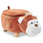 Monkey Storage Ottoman - Brown