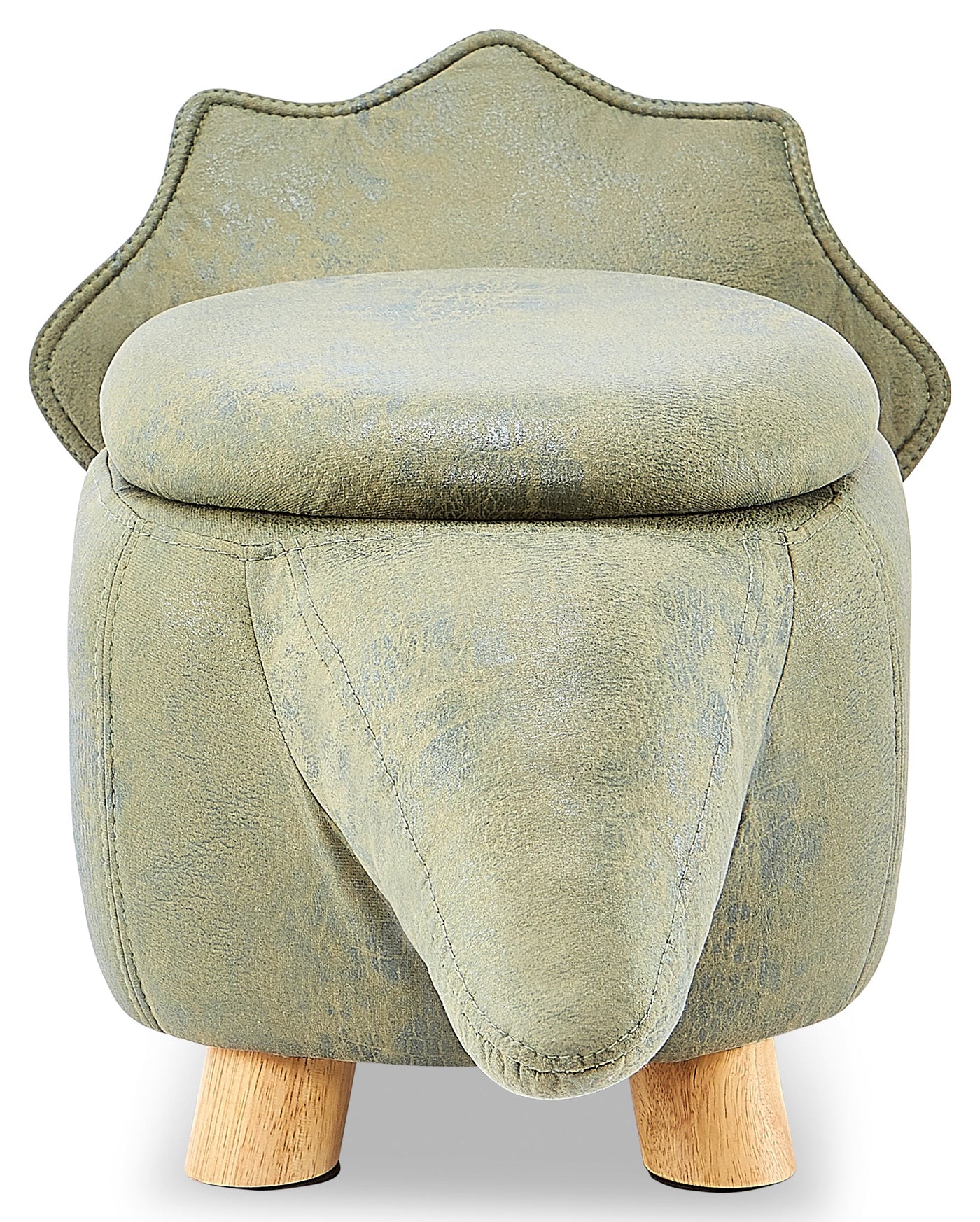 Dinosaur Storage Ottoman - Green