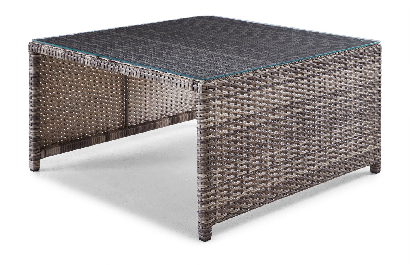 Melville Two- Outdoor Coffee Table with 2 Ottoman- Navy