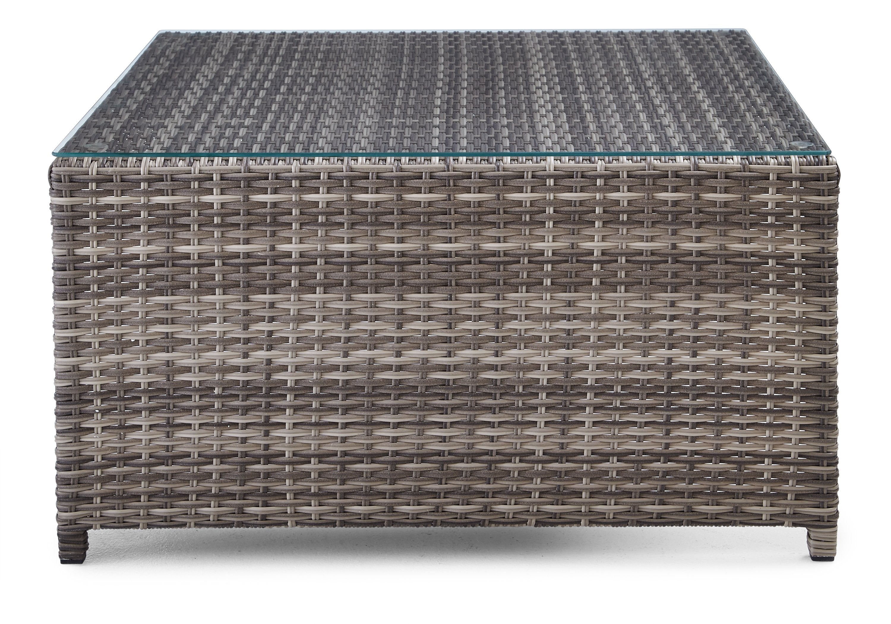 Melville Two- Outdoor Coffee Table with 2 Ottoman- Navy