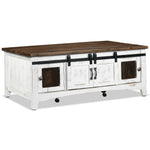 Pueblo Coffee Table - Weathered White