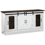 Pueblo 70" TV Stand - Weathered White