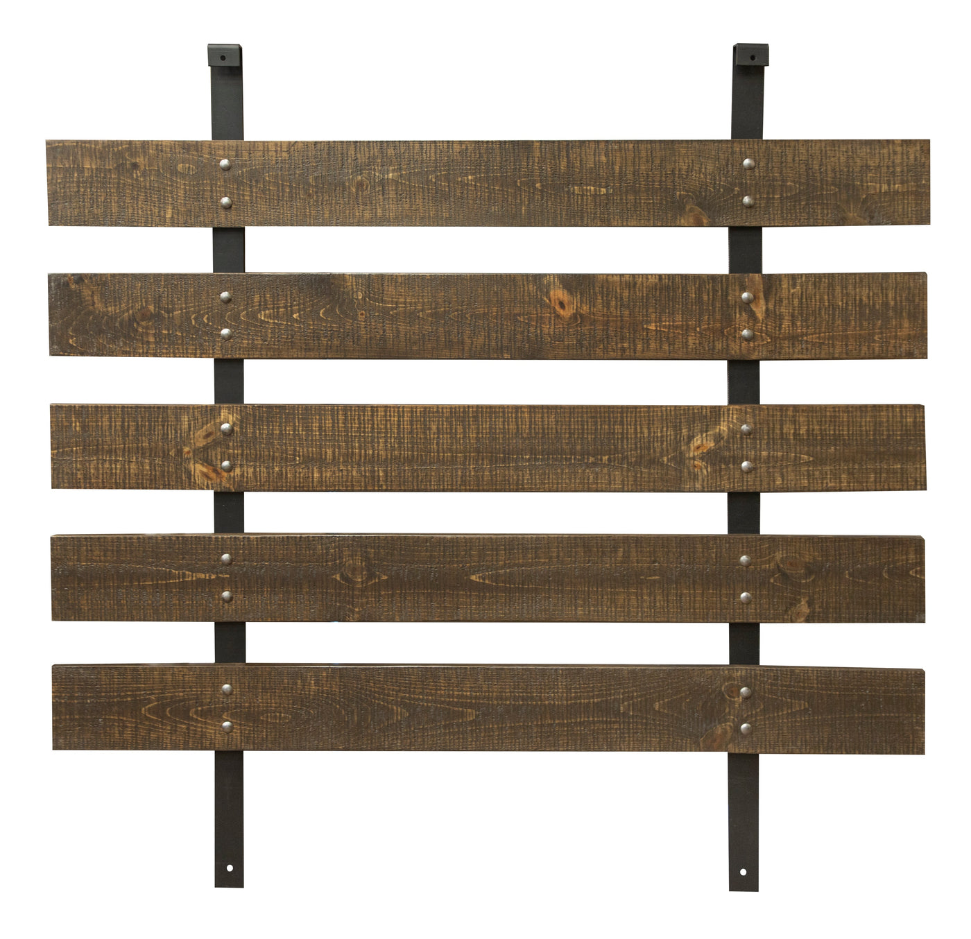 Baron 4-Piece Entertainment Wall Unit - Barnwood