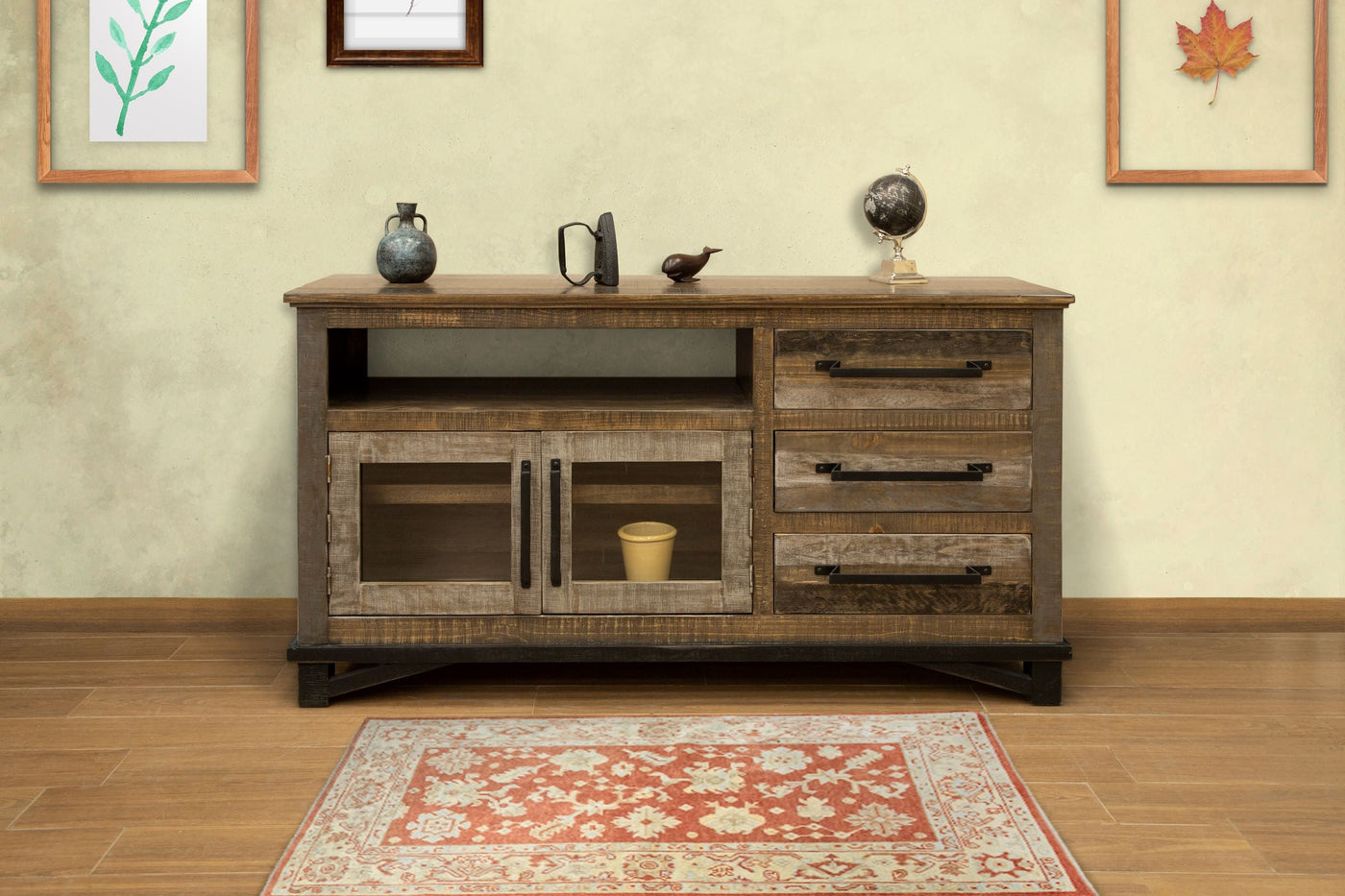 Baron 62" TV Stand - Barnwood
