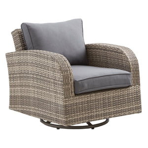 Marco Fauteuil pivotant de jardin - gris