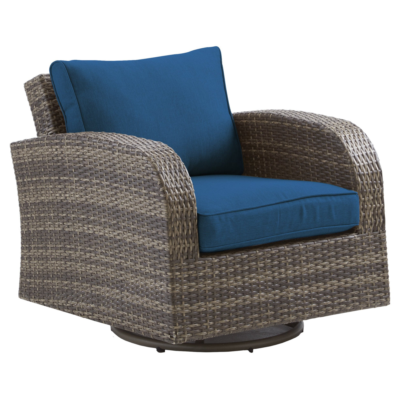 Marco Outdoor Swivel Chair - Navy