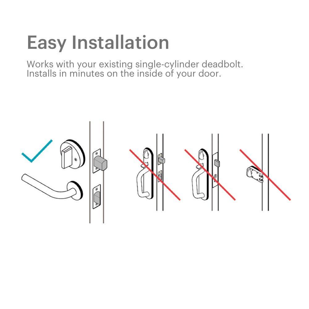 August Smart Lock Pro + Connect (Dark Grey) - AUG-SL03-C02-G03