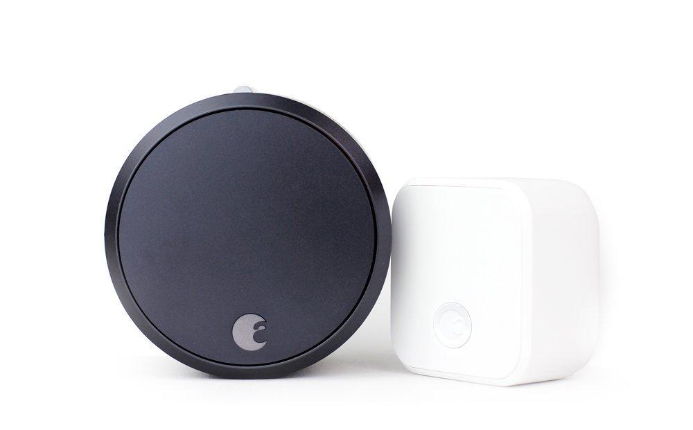 August Smart Lock Pro + Connect (Dark Grey) - AUG-SL03-C02-G03