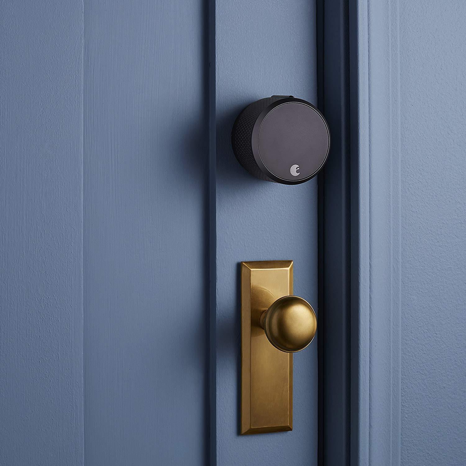 August Smart Lock Pro + Connect (Dark Grey) - AUG-SL03-C02-G03