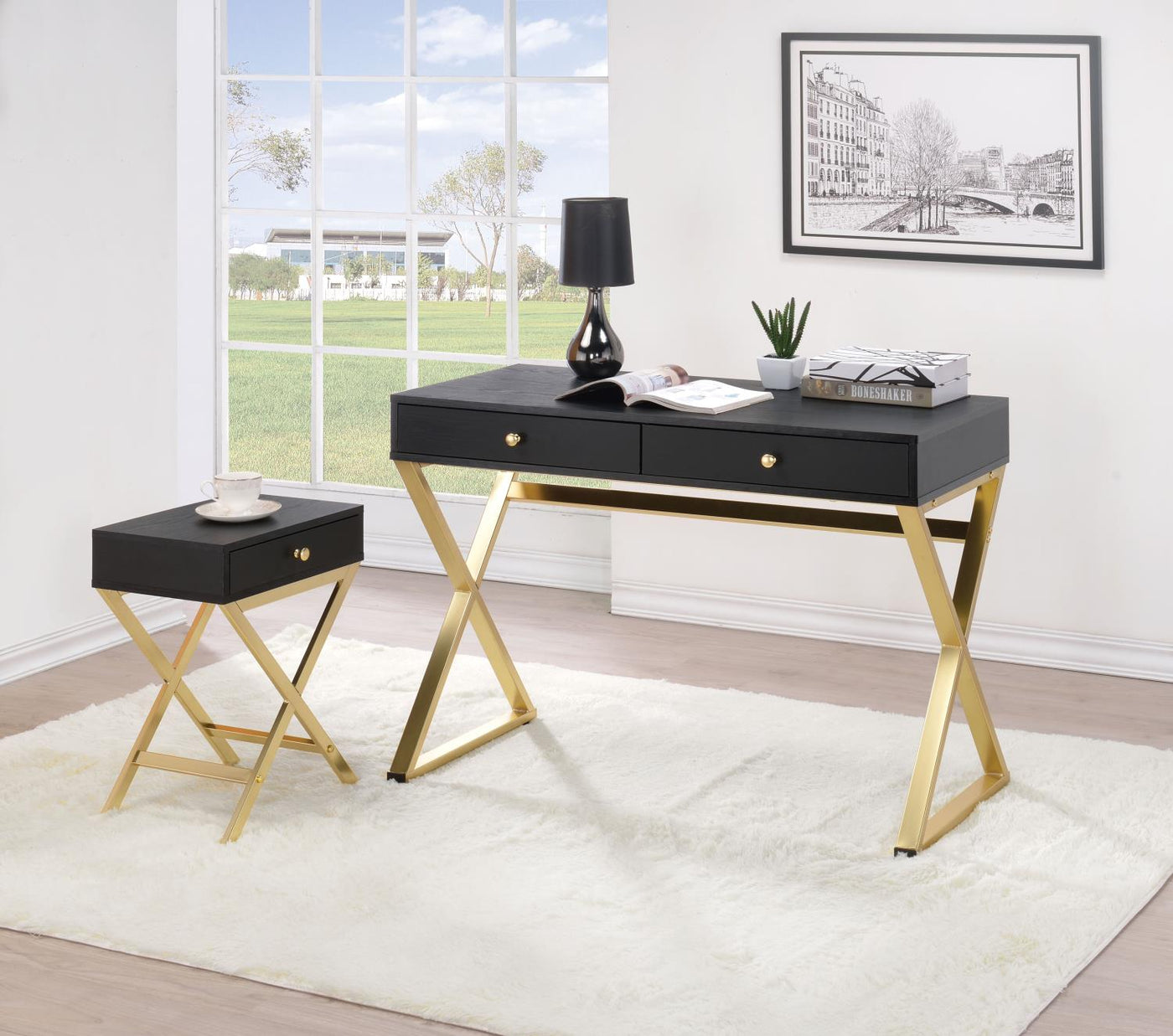 Wingham Accent Desk - Black