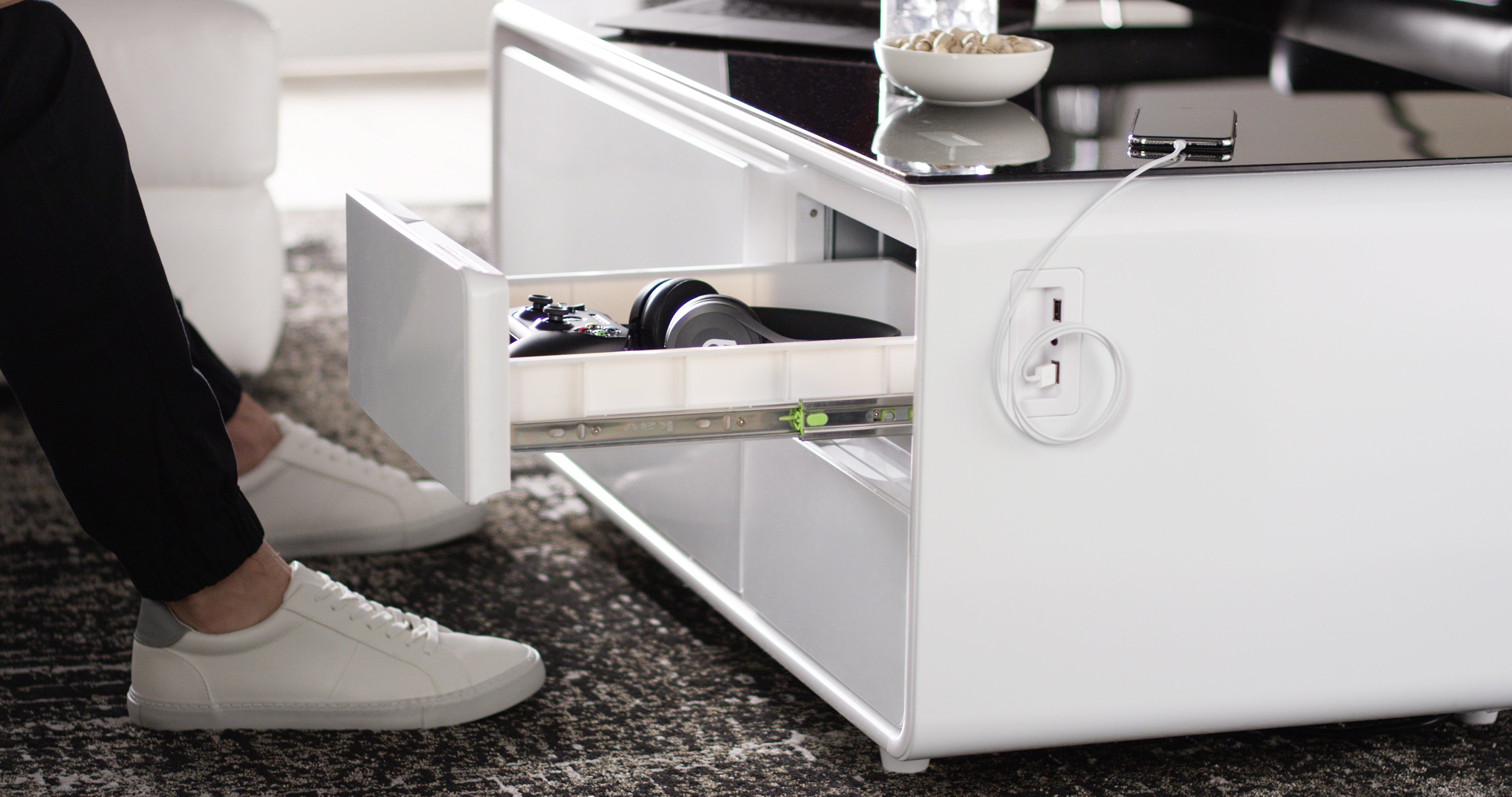 Sobro Smart Coffee Table - White