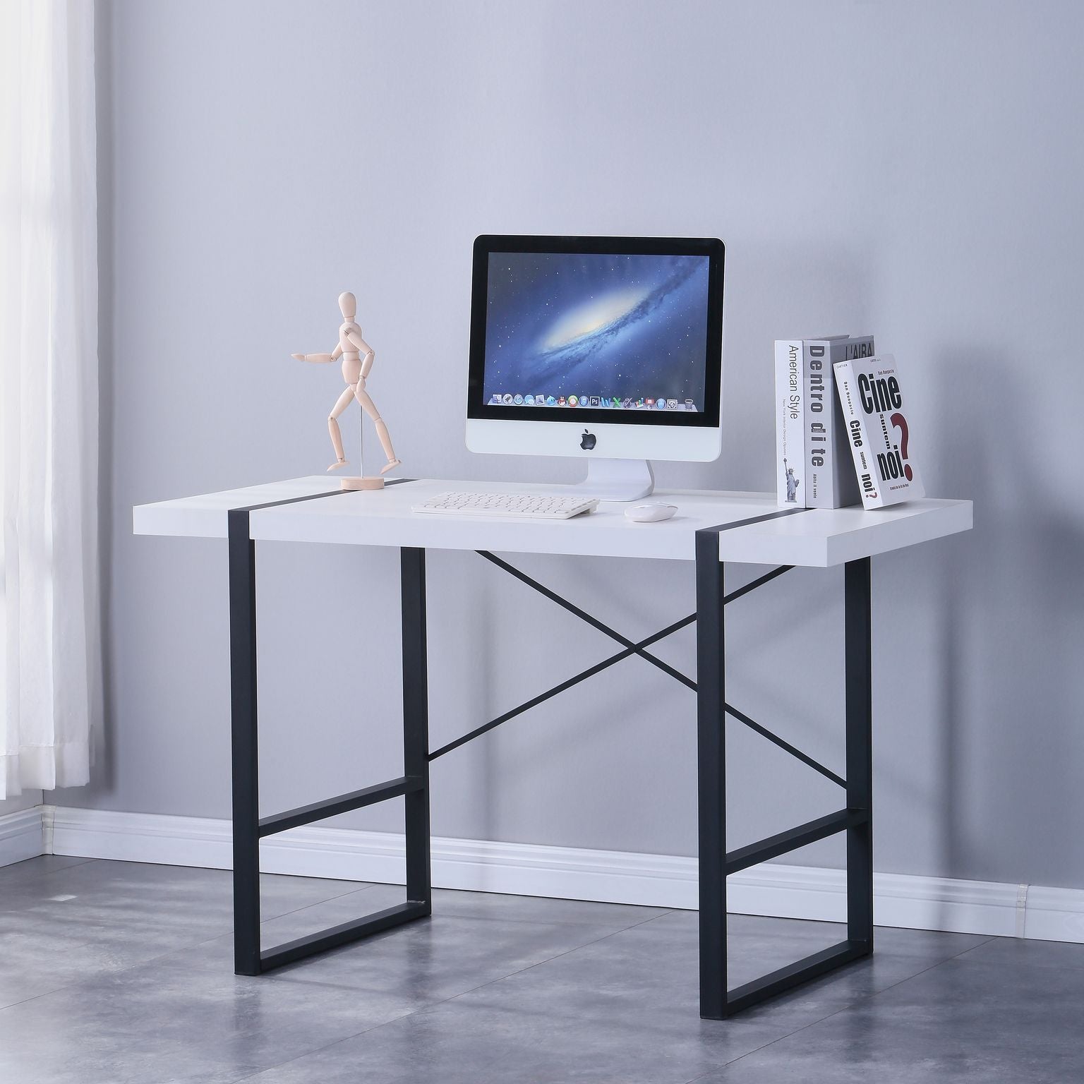 Alessi Office Desk - White