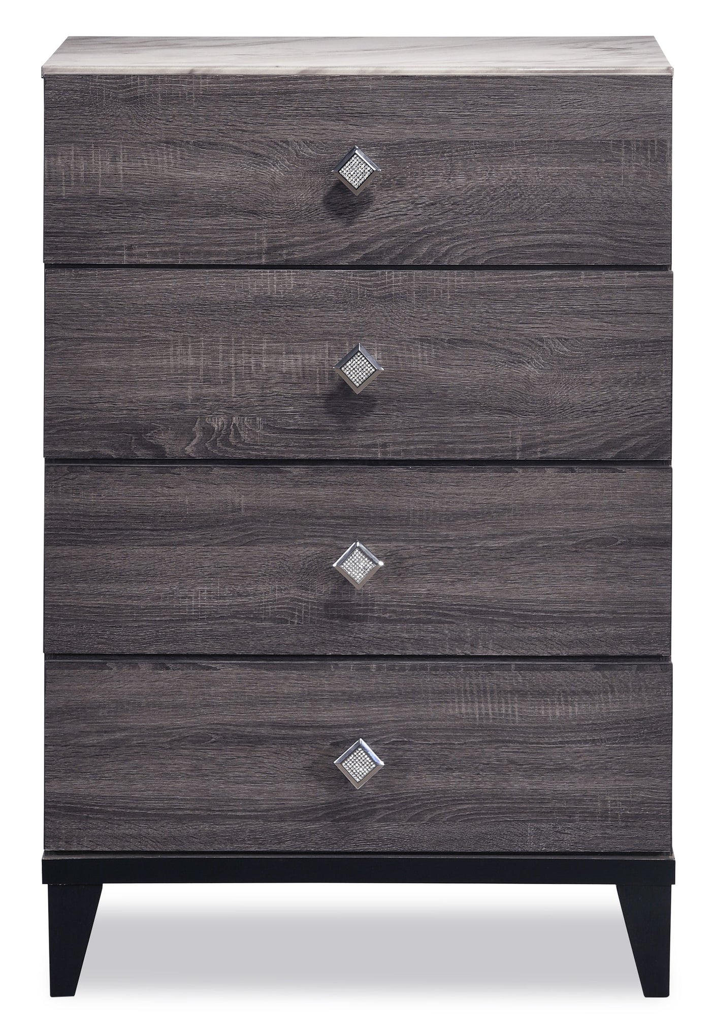 Amber 5-Piece King Bedroom Package - Grey, Black