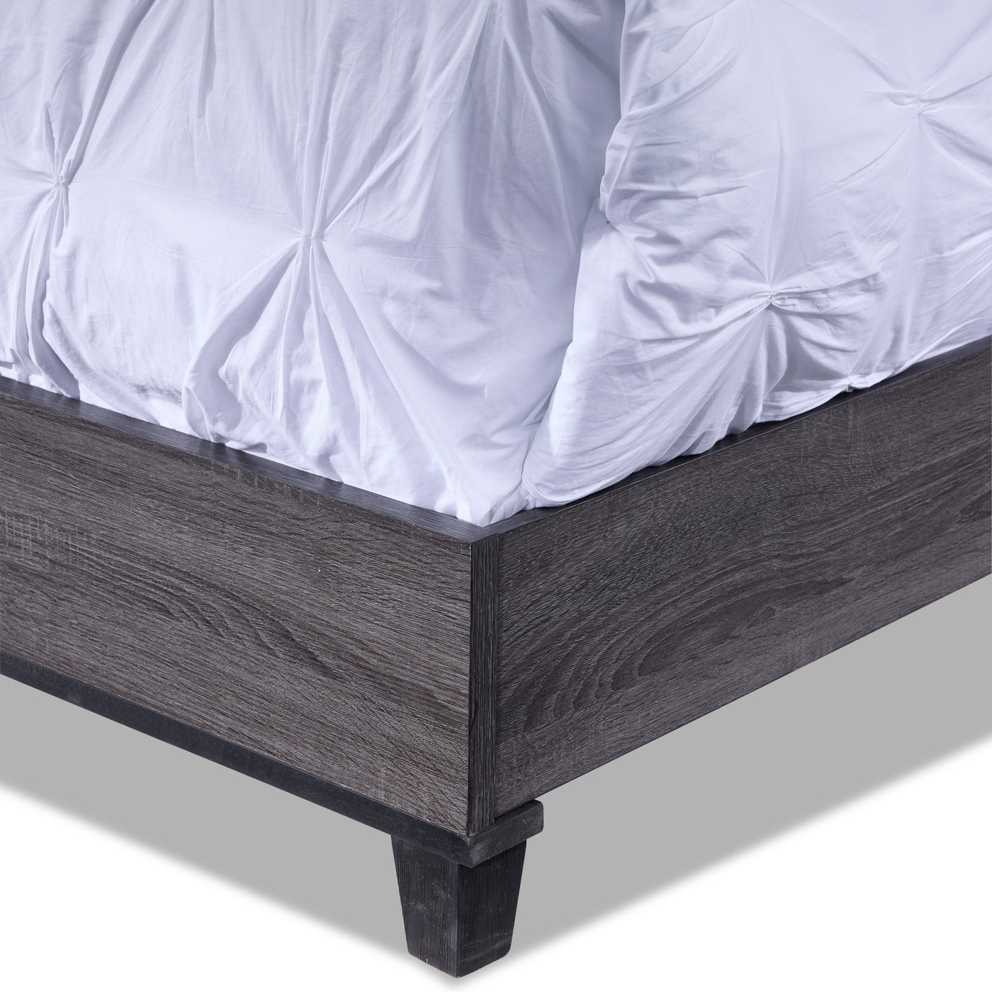 Amber 3-Piece Queen Bed - Grey, Black