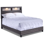 Amber 3-Piece Queen Bed - Grey, Black