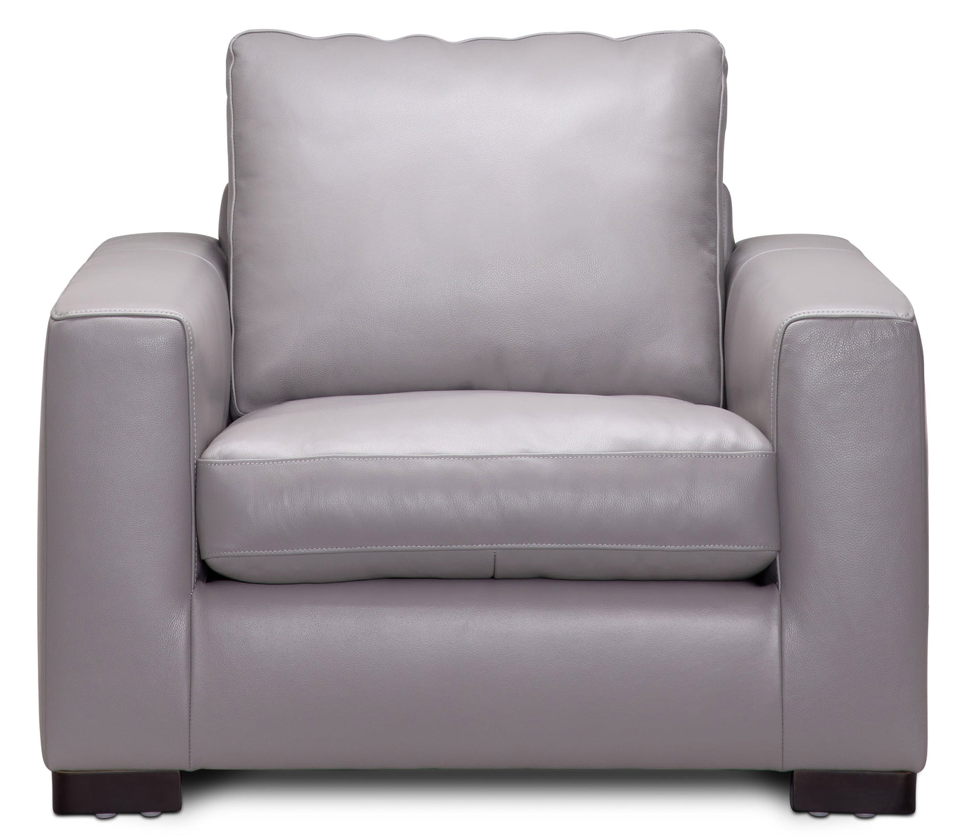 Anderson Leather Chair - Ash