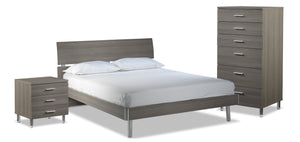 Bellmar 5-Piece Queen Bedroom Package - Grey