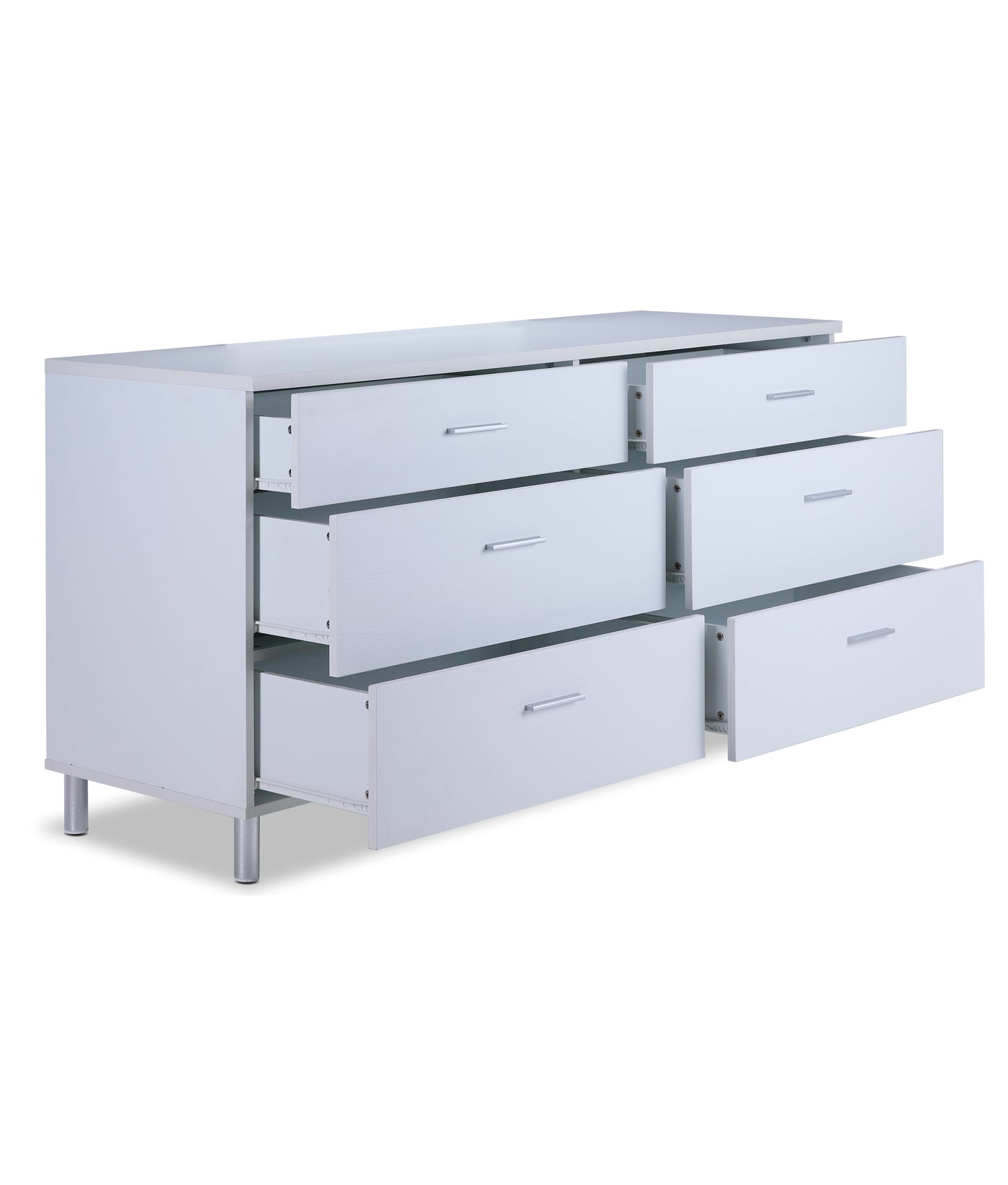 Bellmar 6 Drawer Dresser - White